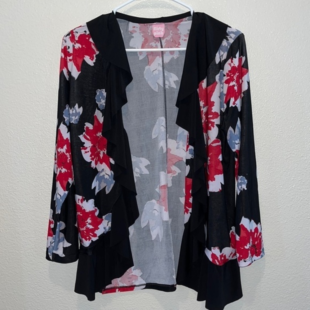 Flirty Pink small Shaw sweater